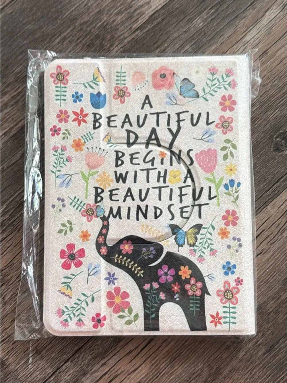 Kindle 7’’ 12th generation Floral Elephant case